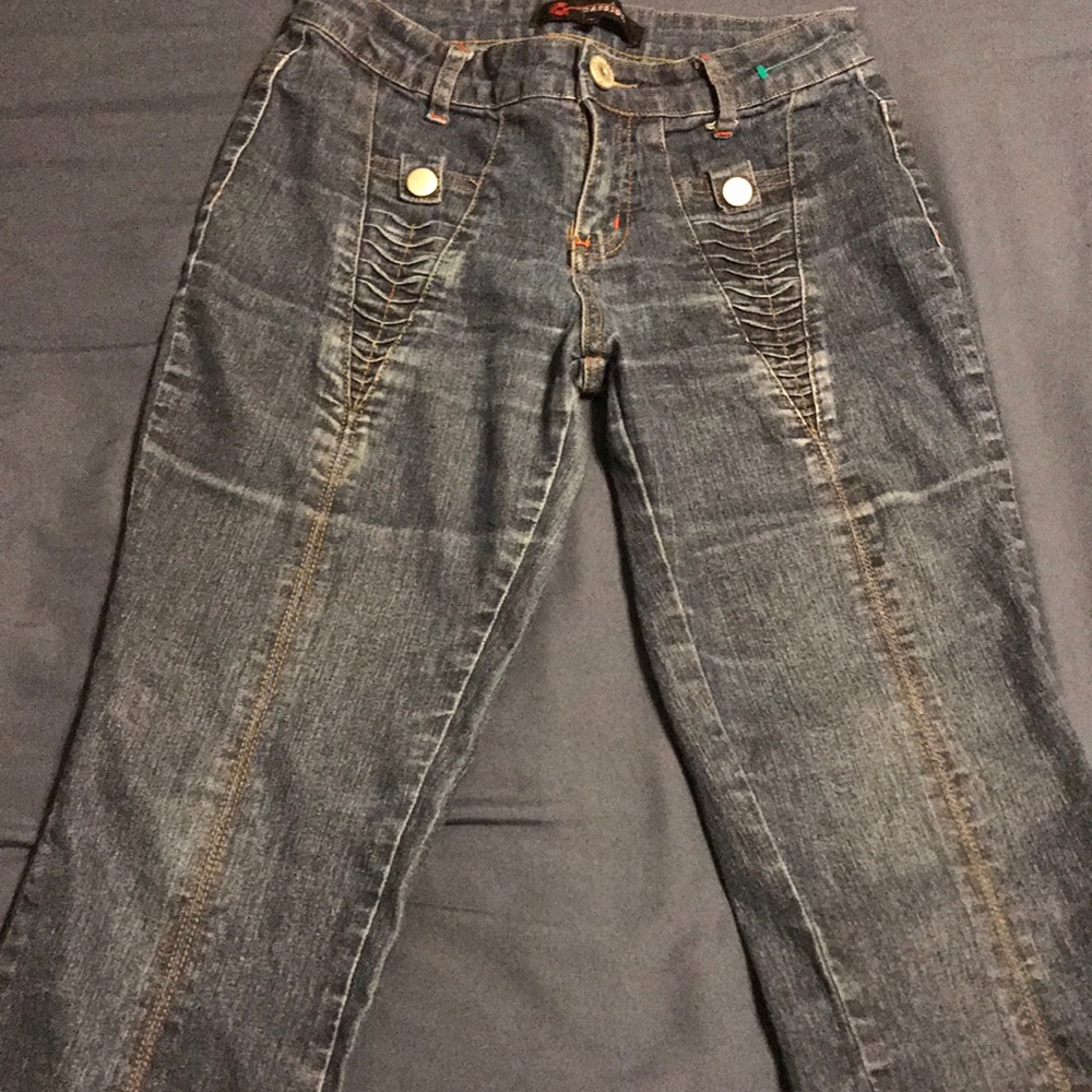 Passion ladies jeans sz 5/6 EUC.
